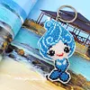 2pcs Mermaid Dolphin DIY Bead Cross Stitch Keychain Beads Embroidery Keyrings