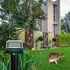 Solar Gopher Repellent Scarer Ultrasonic Vibration Repeller for Outdoor Garden