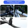 Bike Handlebar Computer Holder 360 Rotation Bike Taillight Bracket for Garmin