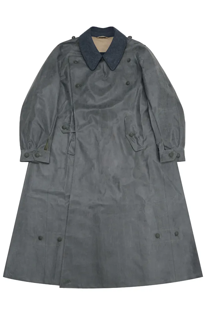   German Motorcyclist Rubberized Protective Coat Kradmantel German-Uniform