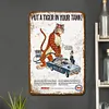 (Multi Style)Esso Petroleum Tiger - Vintage Metal Signs - 30*40cm