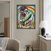 Diamond Painting -5D Full Round Drill Skulls and Rainbows(40x50cm)