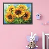(Big Size)Sunflower - 11CT Stamped Cross Stitch - 65*50cm - Flower