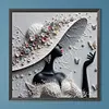 Diamond Painting-5D Full Round Drill Elegant Lady
