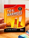 20 Pair Toe Warmers Easily Apply with Adhesive Disposable Feet Warmers Heat Pads