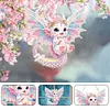 >SALE<Single-Side Dragon Diamond Art Hanging Pendant for Office Decor (White Wings)