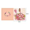 12pcs DIY Diamond Painting Greeting Cards Birthday Thanks Embroidery Postcard