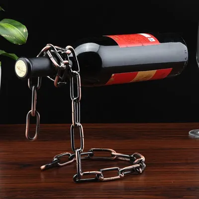 Athvotar Style Wine Cabinet Red Wine Rack Furnishings European Wine Shelf Bar KTV Iron Red Wine Display Rack
