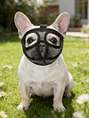 French Bulldog Muzzle Adjustable Soft Short Snout Dog Muzzle for Shih Tzu Pug