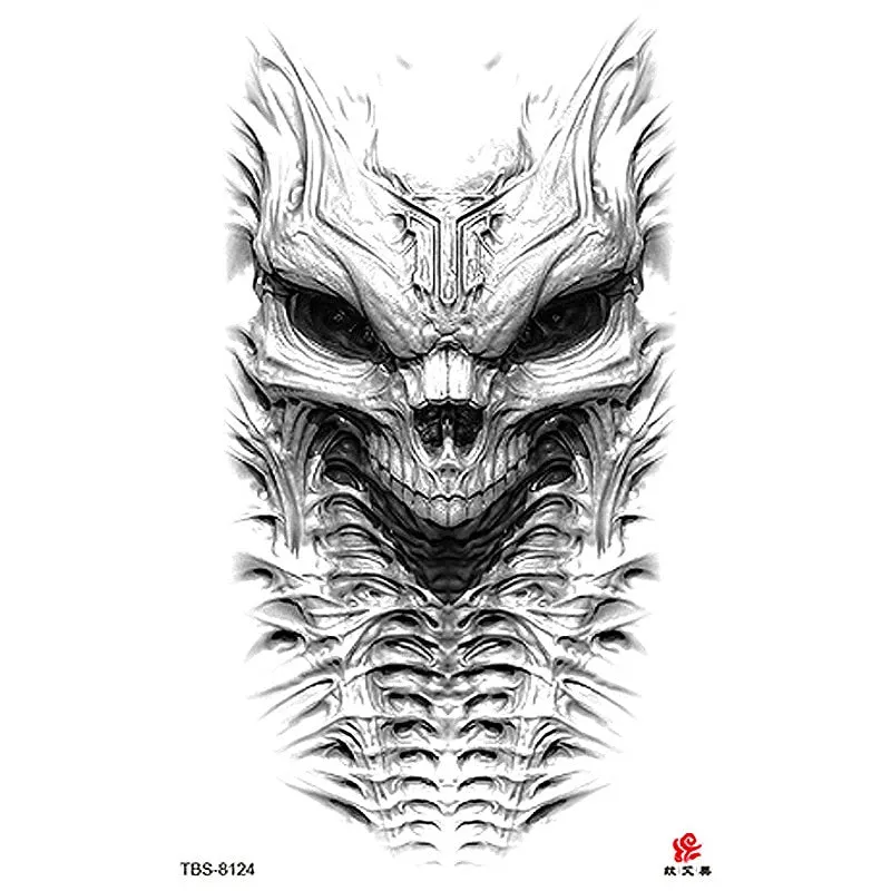 Tattoo Sticker Totem Symbol Temporary Sleeve Tattoo Waterproof Sexy Body Art Fashion
