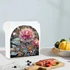 Acrylic Napkin Holder Diamond Painting Kit for Home Table Decor (Flowers)