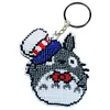 1PCS-Cartoon-Beaded Cross Stitch Keychain-6.5*7.5CM