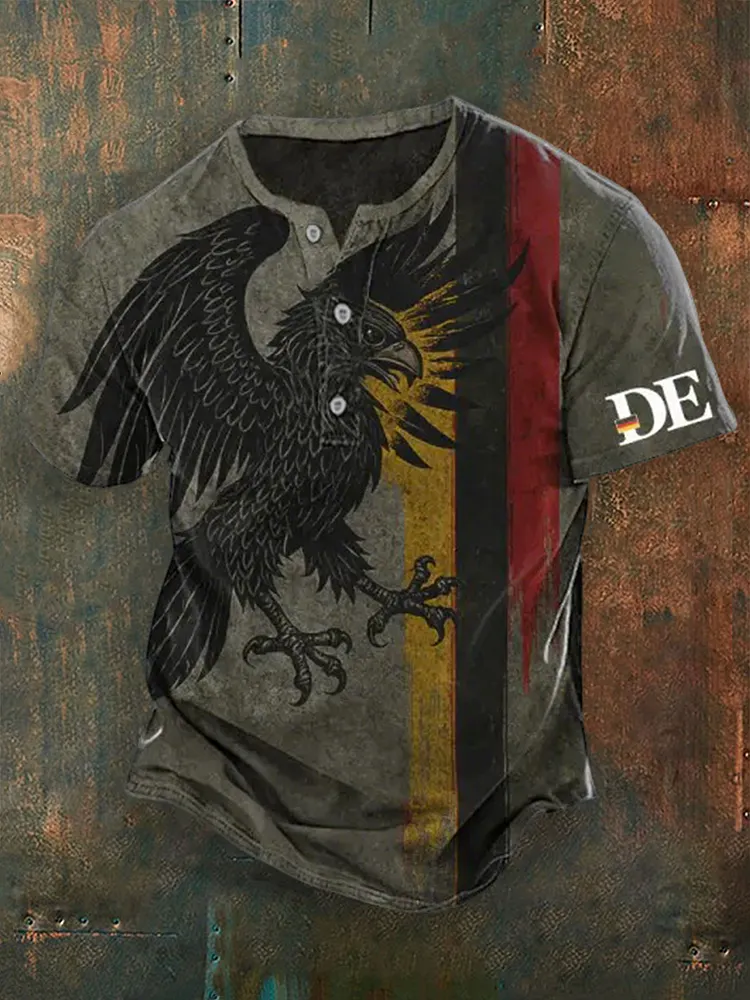 Kurzarm-Hemd und Shortss hirt f&uuml;r M&auml;nner Deutschland Design