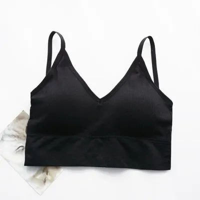 6 Colors Tank Crops Top for Women Underwear Soft Camisole Crop Tops Female Lingerie Camisole Fashion Tube Basic Wear Tanks