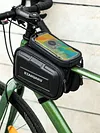 3L Bicycle Front Frame Bag Support Touch Screen Bike Top Tube Bag for 7in Phones
