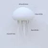 LED Voice Controlled Jellyfish Night Light, RGB Gradient Color Jellyfish Bedside Lamp Rechargeable - Type-C - with Touch Sensor Lamp for Bedroom