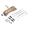 Turntable Headshell with 4 Lead Wires Cartridge Headshell Stylus Holder for LP Vinyl Record Player Turntable Phonograph
