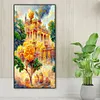 >SALE<5D DIY Full Round Drill Diamond Painting Rose Manor Art Home Decoration (sz2606)