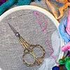 Vintage Stainless Steel Tailor Cross Stitch Scissors Sewing Cutter