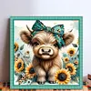Highland Cow-11CT Stamped Cross Stitch Kit(40x40cm)
