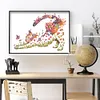 Diamond Painting -DIY Round Drill Cat Butterfly