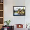 Wooded Lake-Full Square Diamond Painting(50x40cm)