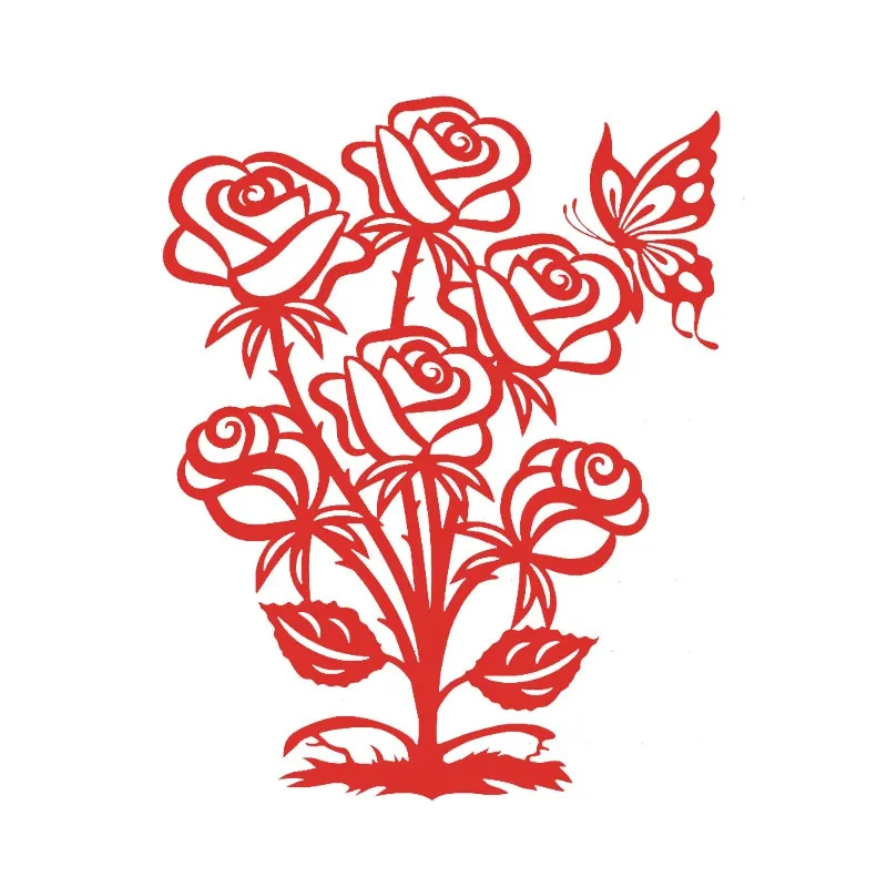 Rose Flower Butterfly  Metal Cutting Dies For DIY Scrapbook Cutting Die Paper Cards Embossed Decorative Craft Die Cut New