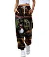 Women's Christmas Loose Casual Print Drawstring Jogger Pants