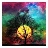 Diamond Painting -DIY Round Drill Moon Tree