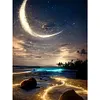 (US Local)4Pack Seaside View-Full Round Diamond Painting(30x40cm)