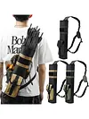 Archery Quiver Dual Use Back Arrow Quiver Multi-Function Hip Arrows Bag for Hunt