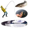 Big Metal Fishing Spoon Bass Trout Slow Shaking Sea Fishing Lure (Silver)