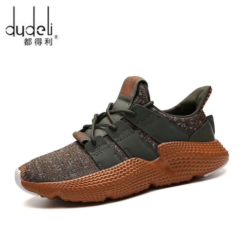 Fly Weaving Men Casual Shoes Spring Summer Shoes Men Damping Tennis Sneakers Men High Quality Breathable Male Footwear