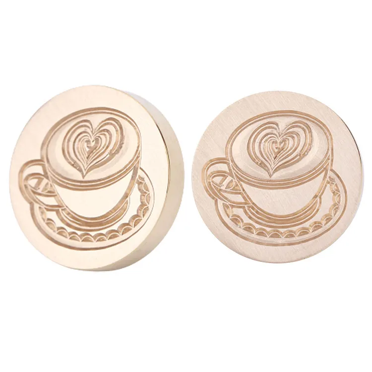 Diy Fire Lacquer Round Sealing Wax Stamp Head 25Mm gbfke