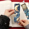 (US Local)4Pcs Special Shape Sun And Moon 5D DIY Diamond Painting Bookmark for Beginners