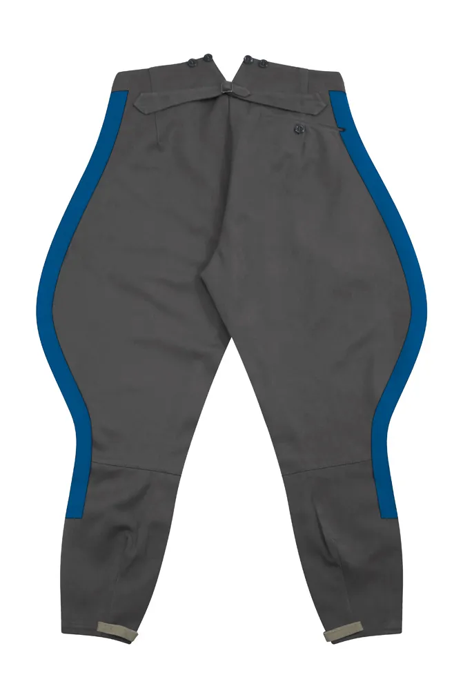   Kriegsmarine German Coastal General Stone Grey Gabardine Breeches German-Uniform