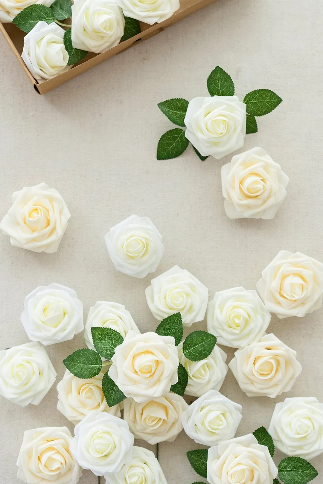 3" Foam Rose with Stem - 56 Colors