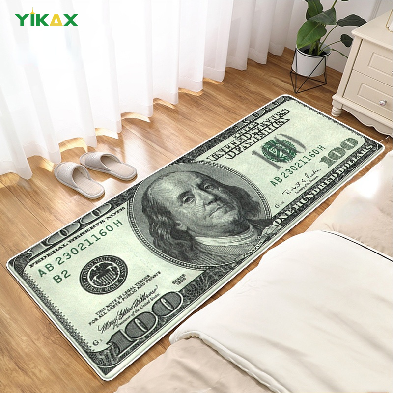 Athvotar Entrance Doormat Dollar Money Pattern Living Room Floor Rugs Home Decor Kitchen Absorbent Carpet Anti Slip Bathroom Mat 1127-0