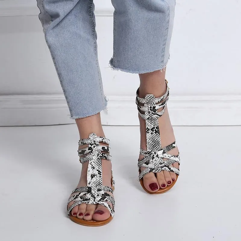 2020 Fashion New Women Summer Women Shoes Bohemia Gladiator Beach Flat Casual Leisure Female Ladies Sandals 5 Color