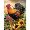 Golden Rooster Independence - 11CT Stamped Cross Stitch - 40*50cm - Animal