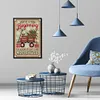 (Counted/Stamped) 11CT Christmas Trailer-Cross Stitch 40*55cm/15.75*21.65in