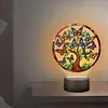 Acrylic Double Sided Butterfly Tree Of Life Diamond Painting LED Night Light Kit
