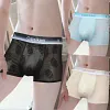 Ice Silk Breathable Mesh Transparent Sexy Underwear