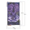 Diamond Painting -DIY Round Drill Abstract Skull(70*40 CM)