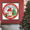 >SALE<5D DIY Partial Special Shaped Drill Diamond Painting Christmas Atmosphere30x30cm