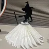 Porte-serviettes/serviettes de sorci&egrave;re d'Halloween