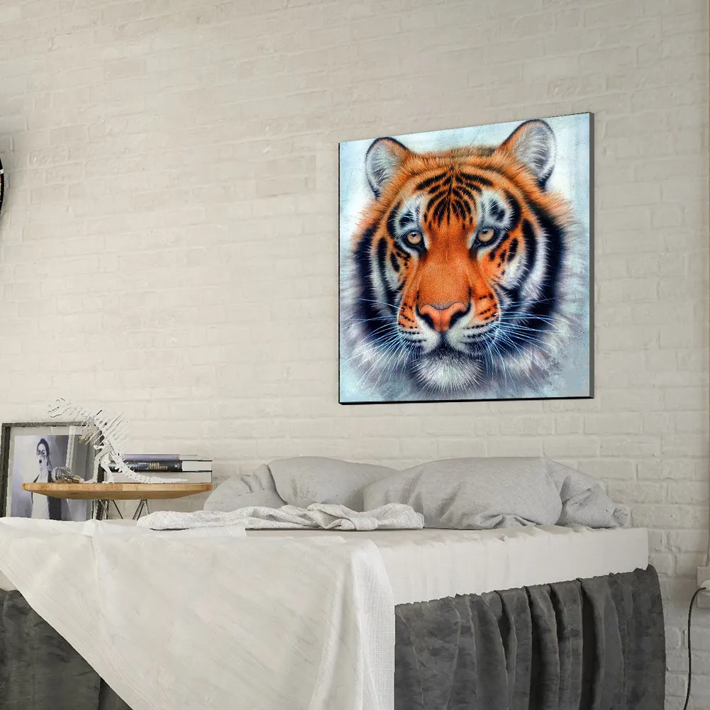 Diamond Painting - Full Round Drill - Tiger(30*30cm)