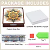 Wooden 5D Diamond Painting Kit Note Box DIY Diamond Art Notepad Box (Pattern)