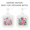 A Set of Two Multifunctional Diamond Painting Reusable Liquid Bottles DIY Special Shaped Drill Craft Kits