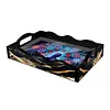 Acrylic Flowers Girl 5D Diamond Painting Serving Tray Art Craft Kit